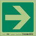 Safety Sign 6 in x 6 in Glow Vinyl