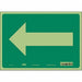 Safety Sign 10 in x 14 in Glow Vinyl