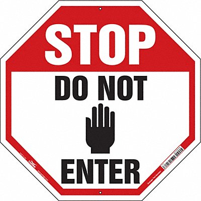 Safety Sign 24 inx24 in Polyethylene
