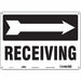 Safety Sign 10 inx14 in Aluminum
