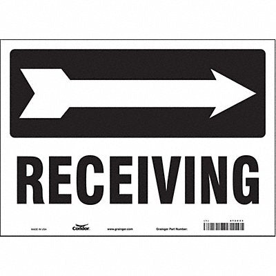 Safety Sign 10 inx14 in Vinyl