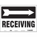 Safety Sign 10 inx14 in Vinyl
