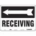 Safety Sign 10 inx14 in Polyethylene