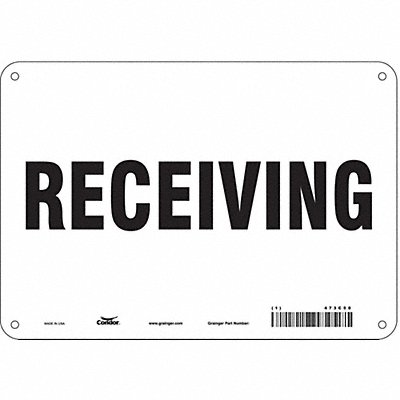 Safety Sign 7 in x 10 in Polyethylene