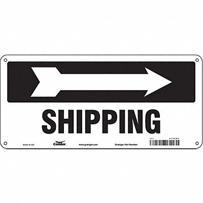 Safety Sign 6.5in x 14in Aluminum