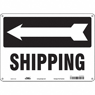 Safety Sign 10 inx14 in Polyethylene
