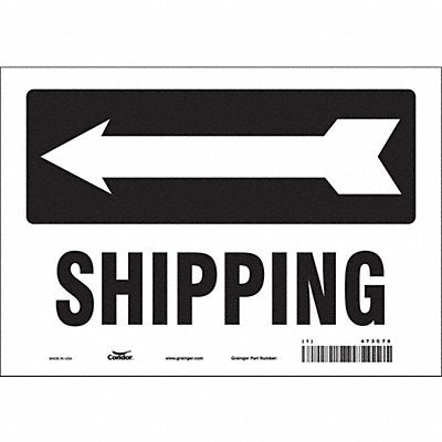 Safety Sign 7 in x 10 in Vinyl