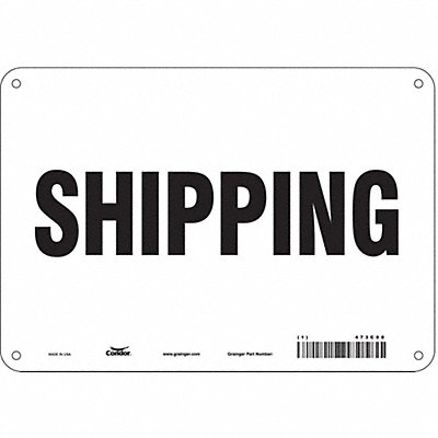 Safety Sign 7 in x 10 in Polyethylene