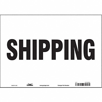 Safety Sign 10 in x 14 in Vinyl