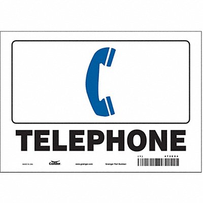 Safety Sign 7 in x 10 in Vinyl