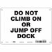 Safety Sign 7 in x 10 in Aluminum