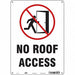 Safety Sign 14 in x 10 in Aluminum