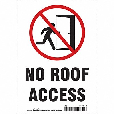 Safety Sign 10 in x 7 in Vinyl