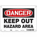 Safety Sign 7 in x 10 in Aluminum