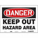 Safety Sign 10 in x 14 in Vinyl