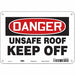 Safety Sign 7 inx10 in Polyethylene