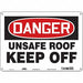 Safety Sign 10 in x 14 in Polyethylene