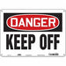 Safety Sign 10 inx14 in Polyethylene