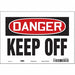Safety Sign 7 in x 10 in Vinyl