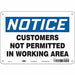 Safety Sign 7 in x 10 in Polyethylene