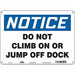 Safety Sign 10 inx14 in Aluminum