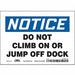 Safety Sign 5 inx7 in Vinyl