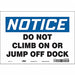 Safety Sign 7 inx10 in Vinyl