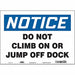Safety Sign 10 inx14 in Vinyl