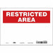Safety Sign 7 in x 10 in Vinyl