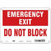 Safety Sign 7 in x 10 in Aluminum