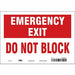 Safety Sign 7 in x 10 in Vinyl