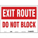 Safety Sign 10 in x 14 in Vinyl
