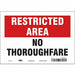 Safety Sign 7 in x 10 in Vinyl