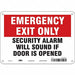 Safety Sign 7 in x 10 in Aluminum