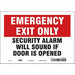 Safety Sign 7 in x 10 in Vinyl