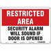 Safety Sign 10 in x 14 in Aluminum