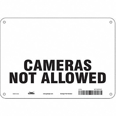 Safety Sign 7 in x 10 in Polyethylene