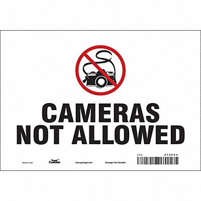 Safety Sign 7 in x 10 in Vinyl