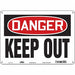 Safety Sign 10 in x 14 in Aluminum