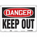 Safety Sign 10 inx14 in Polyethylene