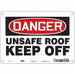 Safety Sign 7 inx10 in Polyethylene