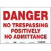 Safety Sign 10 in x 14 in Vinyl