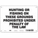 Safety Sign 7 in x 10 in Aluminum