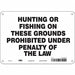 Safety Sign 7 in x 10 in Polyethylene