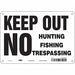 Safety Sign 7 inx10 in Polyethylene