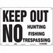 Safety Sign 10 inx14 in Polyethylene