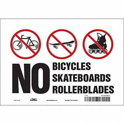 Safety Sign 7 in x 10 in Vinyl