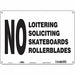 Safety Sign 10 in x 14 in Polyethylene