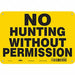 Safety Sign 7 in x 10 in Aluminum
