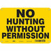 Safety Sign 7 in x 10 in Polyethylene